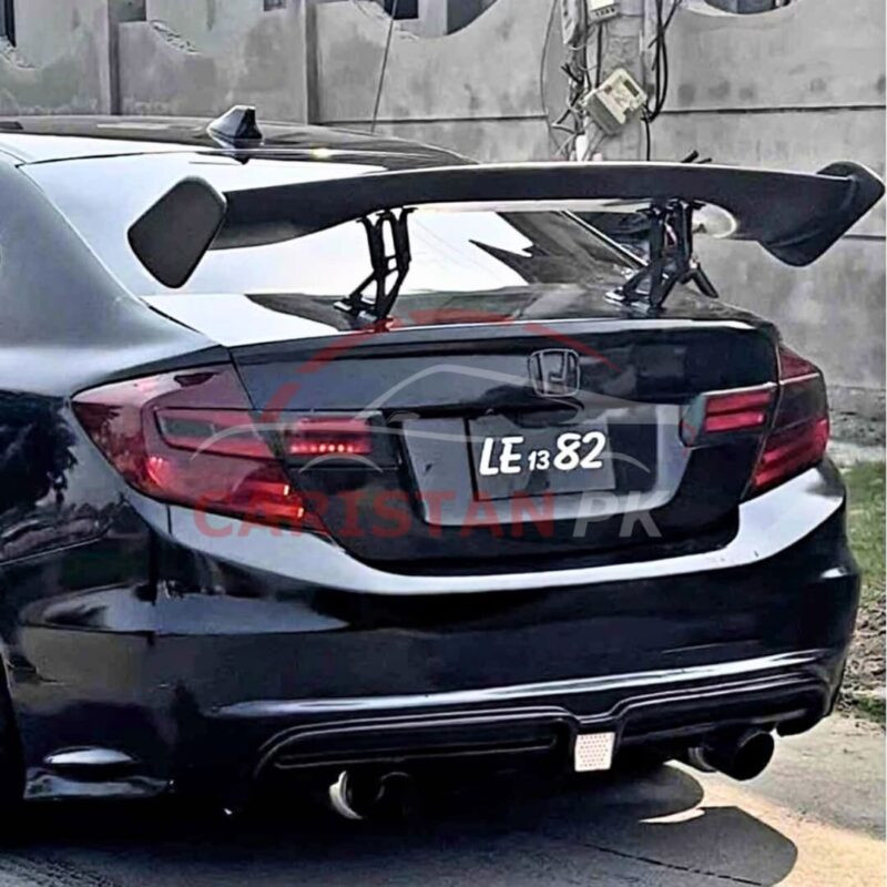 Premium Universal ABS Plastic Wing Spoiler With Metal Base 4