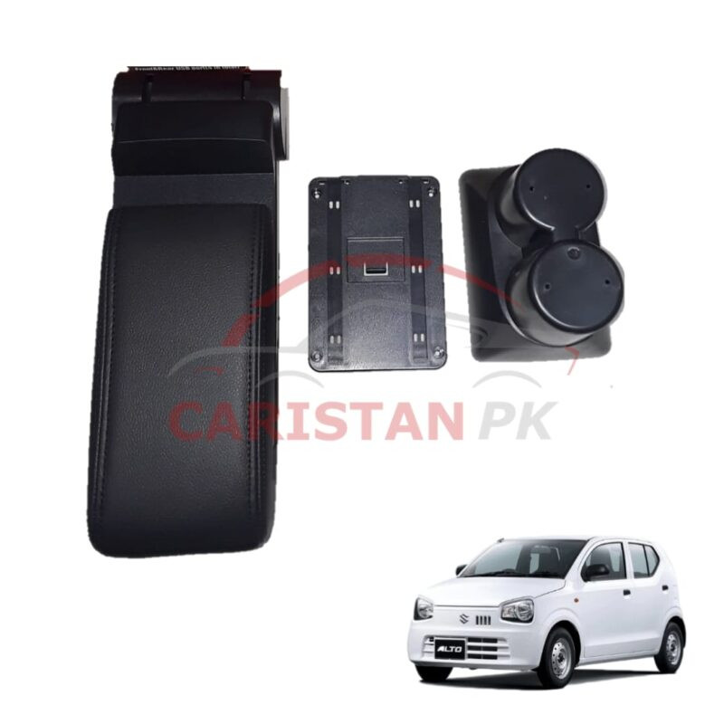 Suzuki Alto Custom Fit Premium Leather Armrest 2017-26 Suzuki Alto Custom Fit Premium Leather Armrest 2017-26