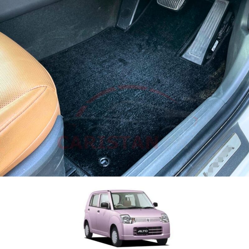 Suzuki Alto JDM Premium Carpet Floor Mats Jet Black 2005-09 Suzuki Alto JDM Premium Carpet Floor Mats Jet Black 2005-09