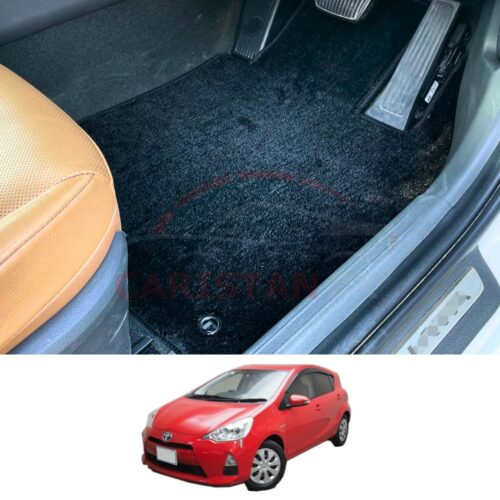 Toyota Aqua Premium Carpet Floor Mats Jet Black 2011-16