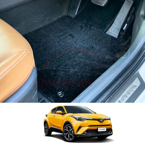 Toyota CHR Premium Carpet Floor Mats Jet Black