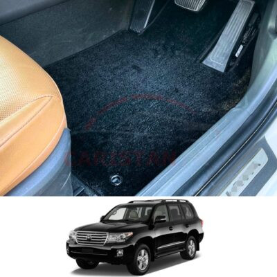 Toyota Land Cruiser Premium Carpet Floor Mats Jet Black 2009-15