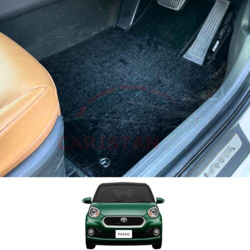 Toyota Passo Premium Carpet Floor Mats Jet Black 2017-23