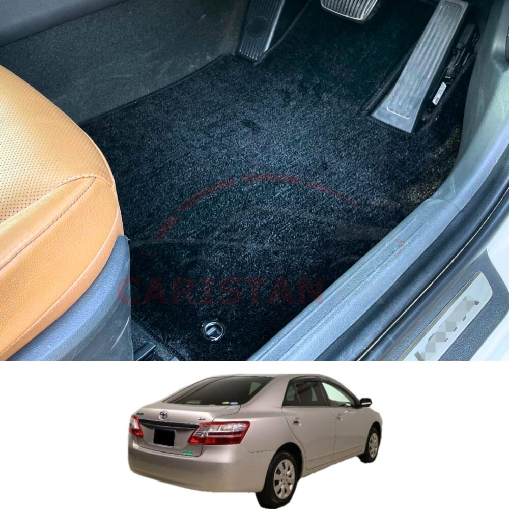 Toyota Premio Premium Carpet Floor Mats Jet Black 2007-15