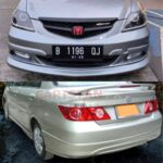 Unpainted Honda City Body Kit Fiber Glass 2 Piece 2004-08 3