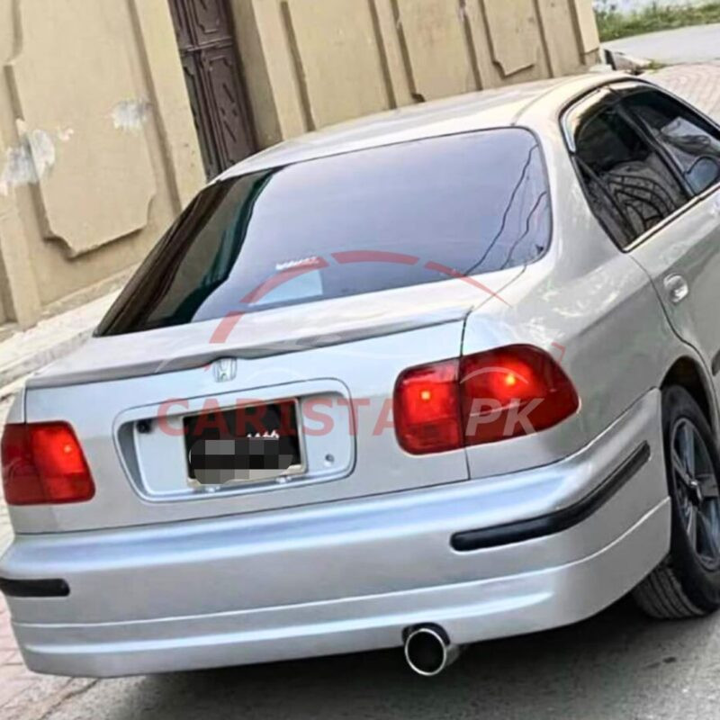 Unpainted Honda Civic EK Trunk Lip Spoiler 3