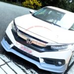Unpainted Honda Civic Fiber Glass Body Kit 2016-21 2 Pc 5