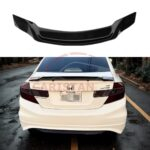 Unpainted Honda Civic Rebirth ABS Plastic Duck Tail Spoiler