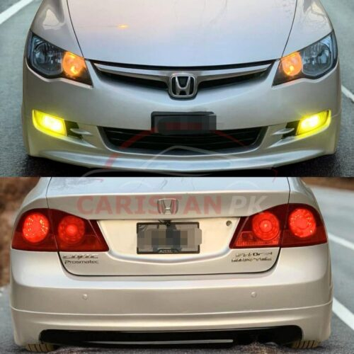 Unpainted Honda Civic Reborn High-Grade Fiber Glass Body Kit 2 Pc