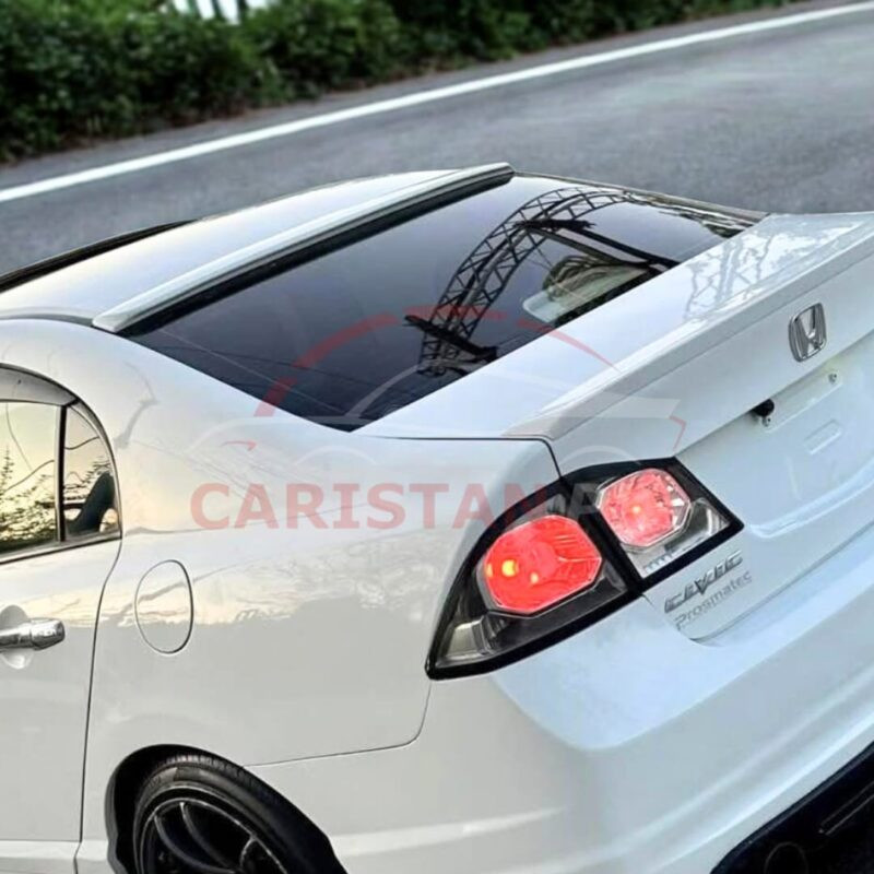 Unpainted Honda Civic Reborn Roof Spoiler 4