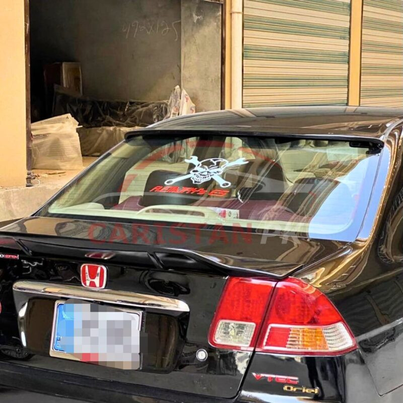 Unpainted Honda Civic Roof Spoiler 2001-05 Model 3