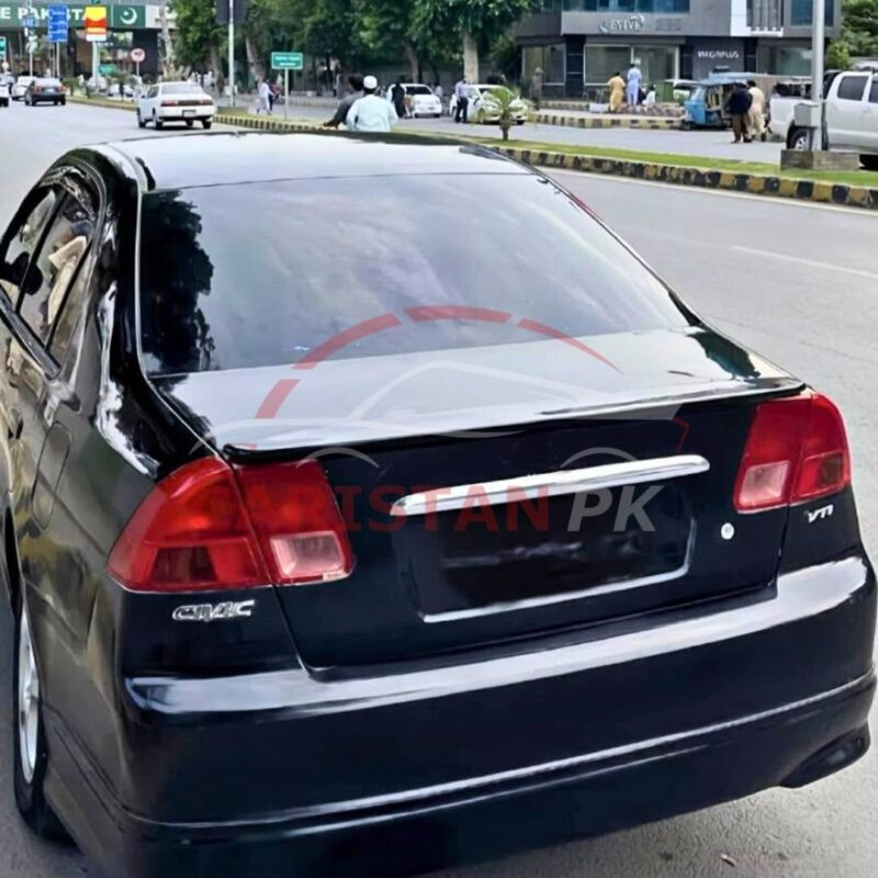 Unpainted Honda Civic Trunk Lip Spoiler 2001-05 2