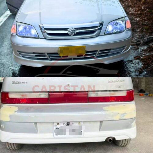 Unpainted Suzuki Cultus High-Grade Fiber Glass Body Kit 2002-16 2Pc 3