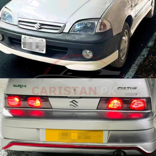 Unpainted Suzuki Cultus High-Grade Fiber Glass Body Kit 2002-16 2Pc 4