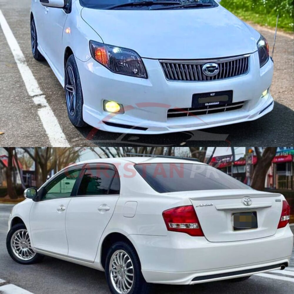 Unpainted Toyota Corolla Axio Body Kit Fiber Glass 4 Piece 2002-06