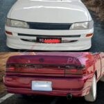Unpainted Toyota Corolla Indus Body Kit 2 Piece Fiber Glass 1