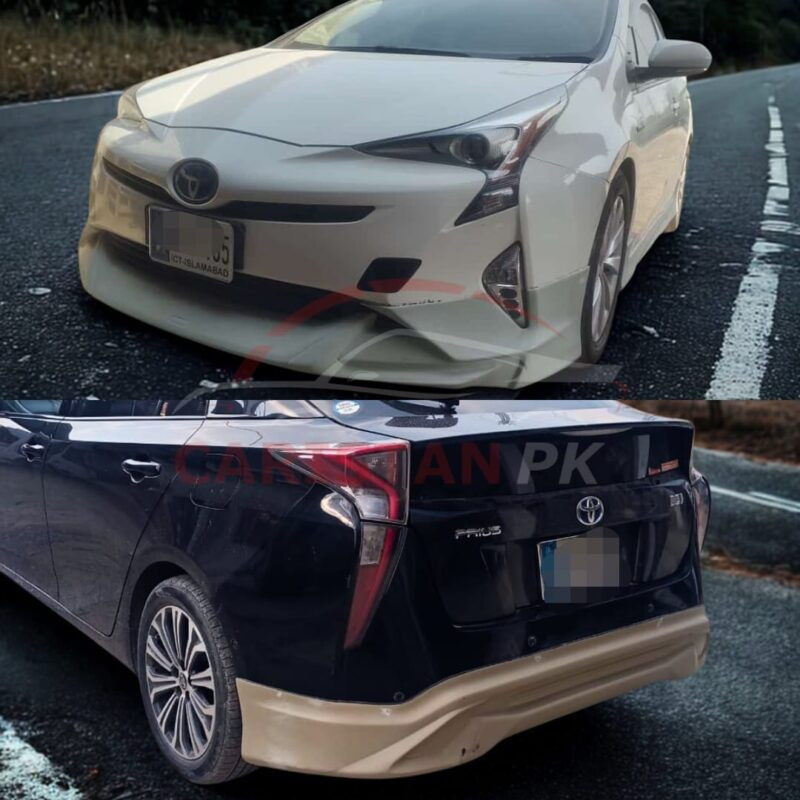 Unpainted Toyota Prius Body Kit 2 Piece Fiber Glass 2018-21 Model