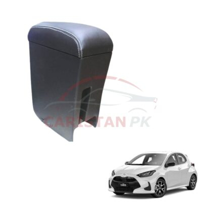 Toyota Yaris Japanese Hatchback Custom Fit Car Wooden Armrest Matt Black White 2020-25