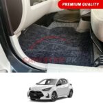 Toyota Yaris Japanese Hatchback Premium Carpet Floor Mats Black Grey 2020-25 Toyota Yaris Japanese Hatchback Premium Carpet Floor Mats Black Grey 2020-25
