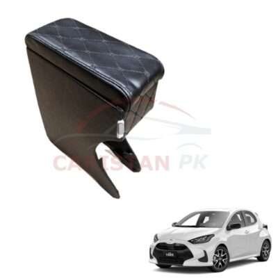Toyota Yaris Japanese Hatchback Custom Fit Car Wooden Armrest Black 2020-25