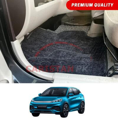 BYD Atto 3 Premium Carpet Floor Mats Black Grey