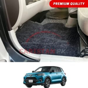 Toyota Raize Premium Carpet Floor Mats Black Grey