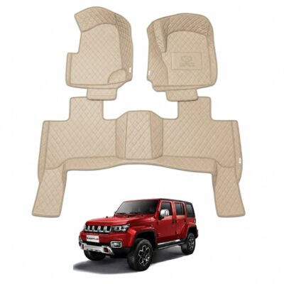 BAIC BJ40 Plus 7D Floor Mats Beige