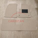 Nissan Note Flat Style 7D Floor Mats Beige Stitch 2