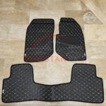 Peugeot 2008 Active Flat Style 7D Floor Mats Black With Beige Stitch 2 Peugeot 2008 Active Flat Style 7D Floor Mats Black With Beige Stitch 2