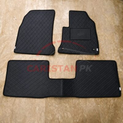 Nissan Note Flat Style 7D Floor Mats Black 2