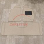 Mitsubishi Lancer Flat Style 7D Floor Mats Beige Stitch 2004-08 2
