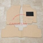 Suzuki Swift Flat Style 7D Floor Mats Beige Stitch 2007-21 2