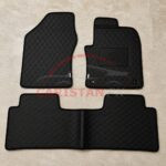Toyota Prius Flat Style 7D Floor Mats Black 2005-09 2