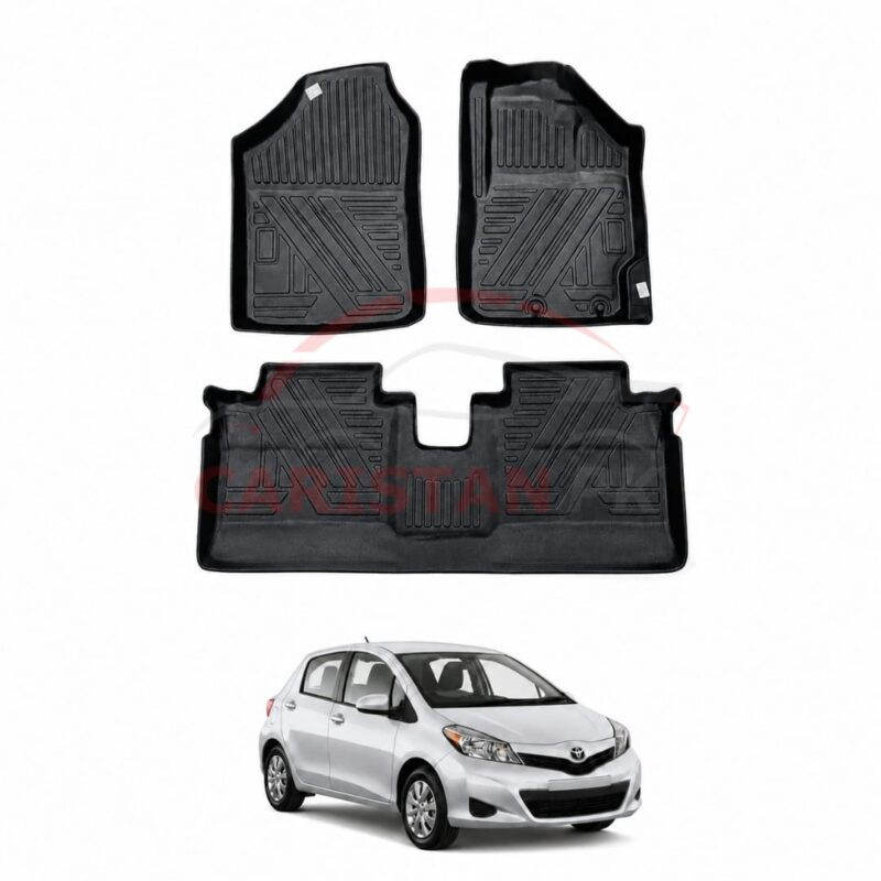 Toyota Vitz Premium TPE Car Mats 2011-16 2 Toyota Vitz Premium TRP 5D Floor Mats 2011-16 2