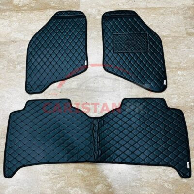 Honda City Flat Style 7D Floor Mats Black 2004-06 2
