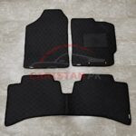 Toyota Aqua Flat Style 7D Floor Mats Black 2011-16 2 Toyota Aqua Flat Style 7D Floor Mats Black 2011-16 2