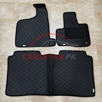 Honda N One Flat Style 7D Floor Mats Black 2013-20 2