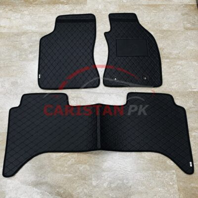 Toyota Hilux Revo Flat Style 7D Floor Mats Black