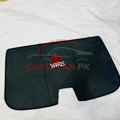 Toyota Yaris Back Screen Curtain With Logo 2