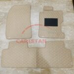 Honda Civic Reborn Flat Style 7D Floor Mats Beige Stitch 2 Honda Civic Reborn Flat Style 7D Floor Mats Beige Stitch 2