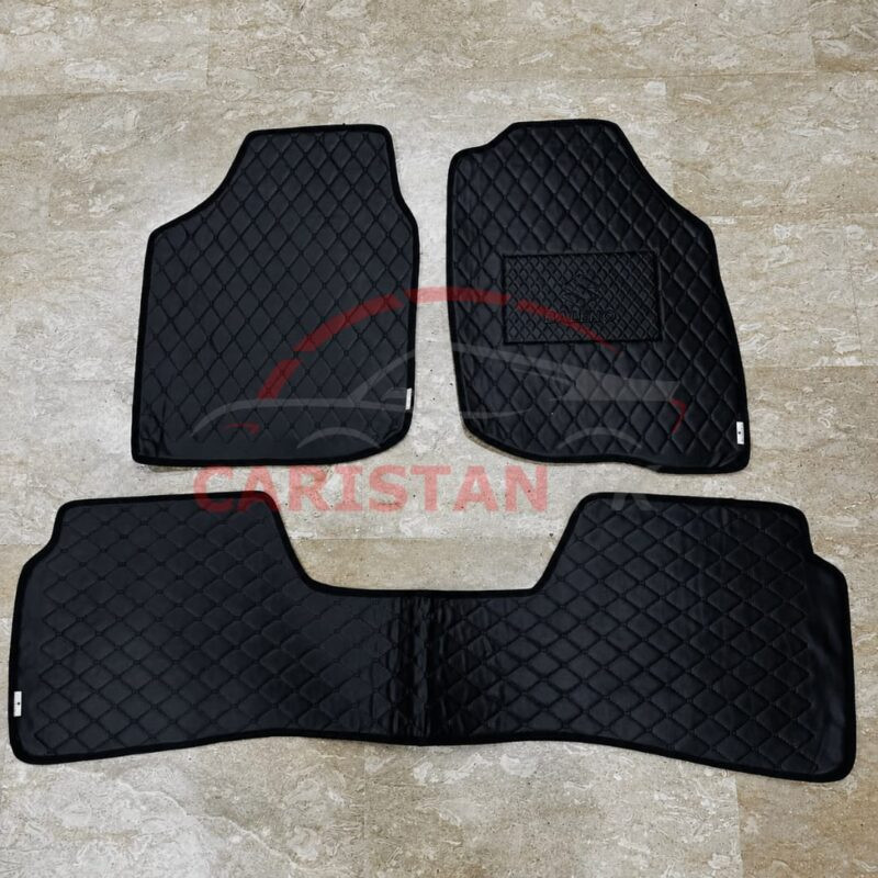 Suzuki Baleno Flat Style 7D Floor Mats Black 2
