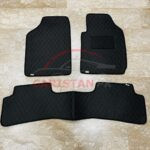 Toyota Corolla Flat Style 7D Floor Mats Black 2011-13 2