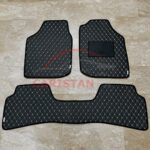 Suzuki Baleno Flat Style 7D Floor Mats Black With Beige Stitch 2 Suzuki Baleno Flat Style 7D Floor Mats Black With Beige Stitch 2