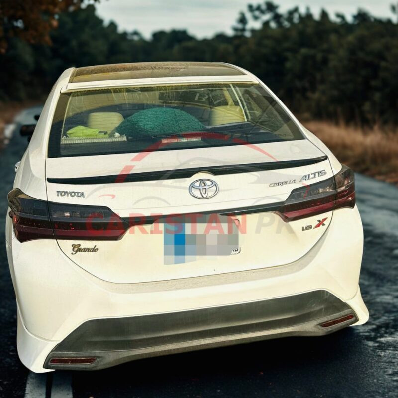 Unpainted Toyota Corolla ABS Plastic Spoiler Slim Design 2014-26 3