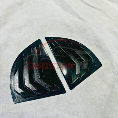 Honda Civic Reborn Quarter Glass Evo Rack Louver Cover Vent Set 4