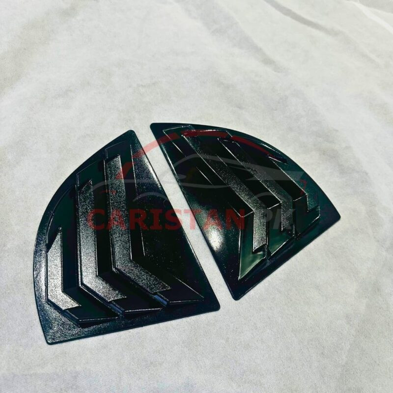 Honda Civic Reborn Quarter Glass Evo Rack Louver Cover Vent Set 4