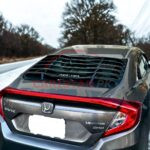 Honda Civic Louver Back Screen Rack Evo Style 2016-21 3 Honda Civic Louver Back Screen Rack Evo Style 2016-21 3