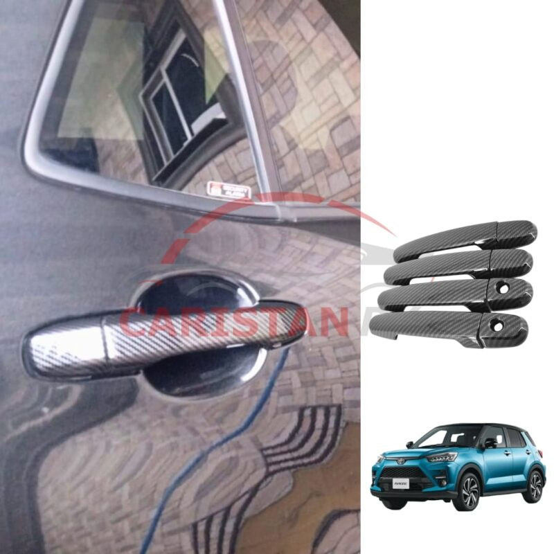 Toyota Raize Carbon Fiber Door Handle Cover Toyota Raize Carbon Fiber Door Handle Cover