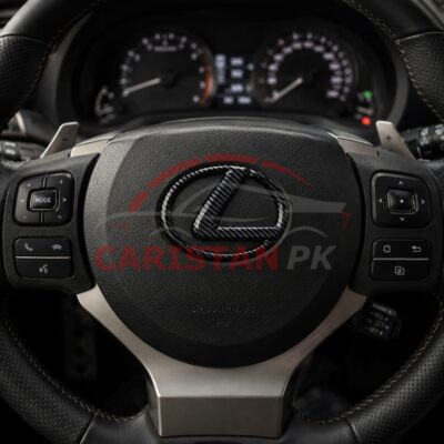 Lexus Steering Wheel Logo Carbon Fiber