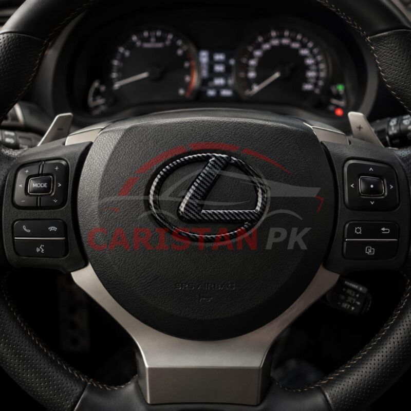 Lexus Steering Wheel Logo Carbon Fiber Lexus Steering Wheel Logo Carbon Fiber